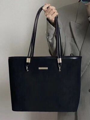 Metal Strip Commuter Tote Bag