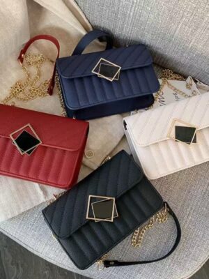 Quilted Chain Crossbody Bag