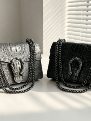 Crocodile Pattern Dionysus Bag